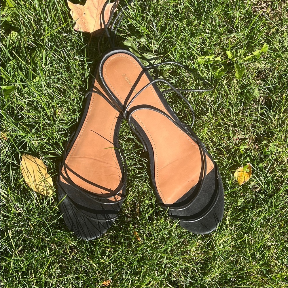& other stories Elegant Black Strappy Sandals 39